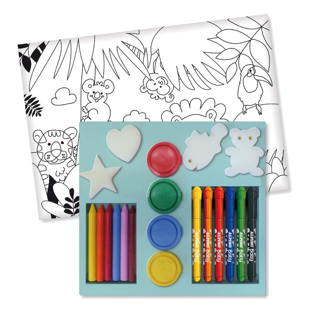 Mega Set de Pinturas Alpino Baby 2