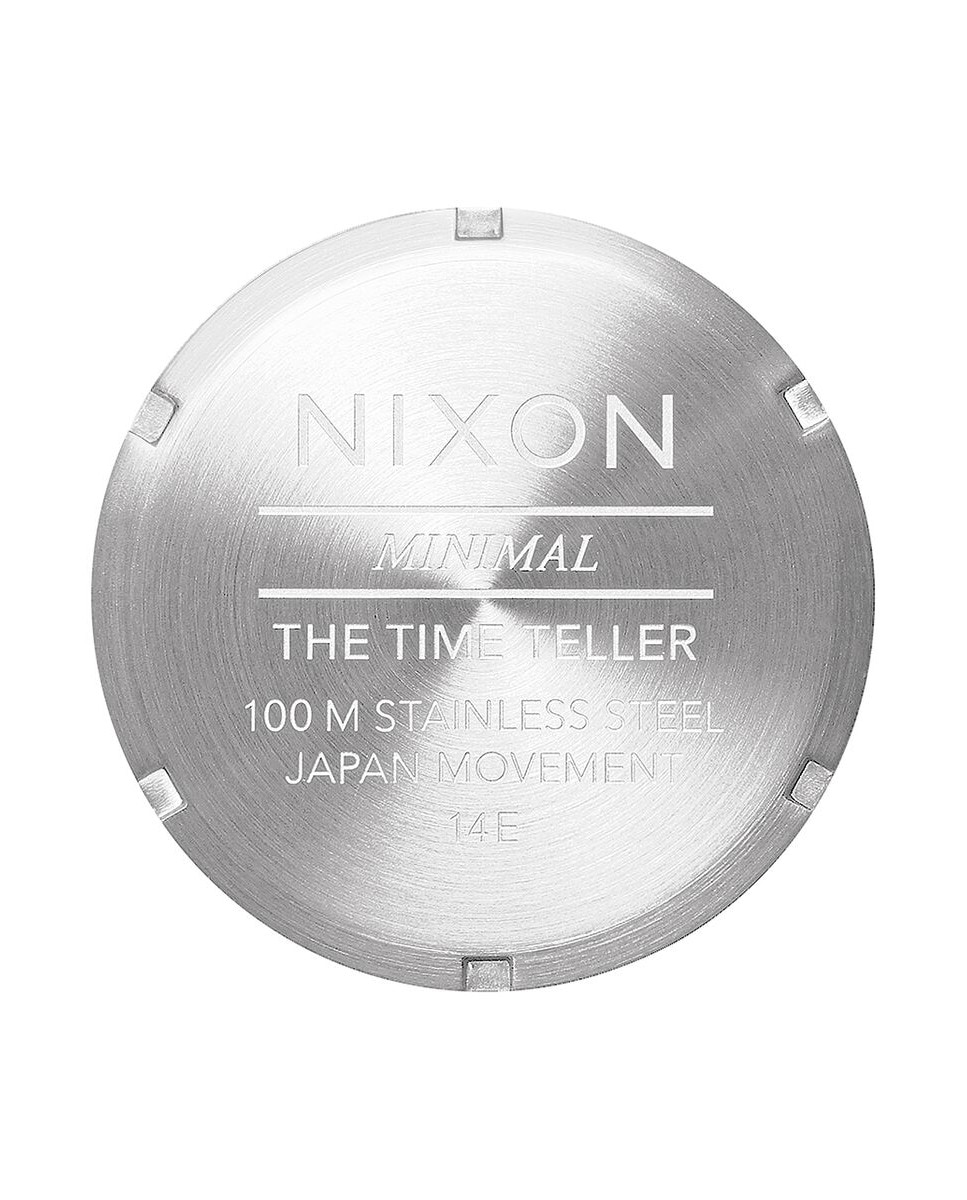 Relógio Nixon Time Teller Bracelete Aço - Prateado e Dourado Ouro-4