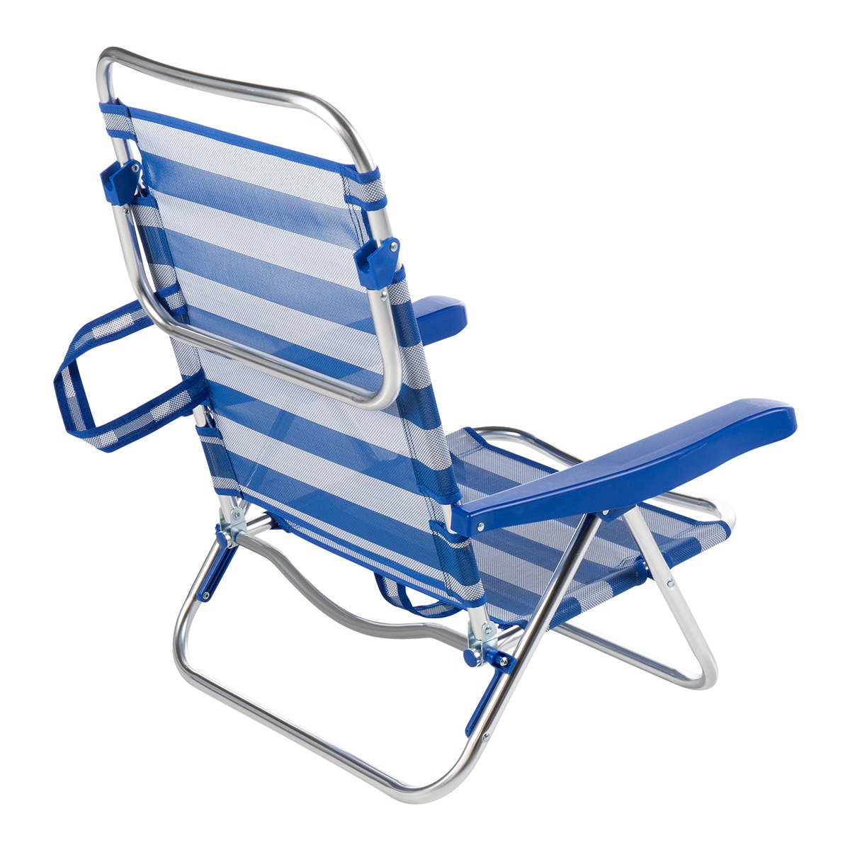 Sillón bajo de playa Cué Basics El Corte Inglés Azul / Blanco-6
