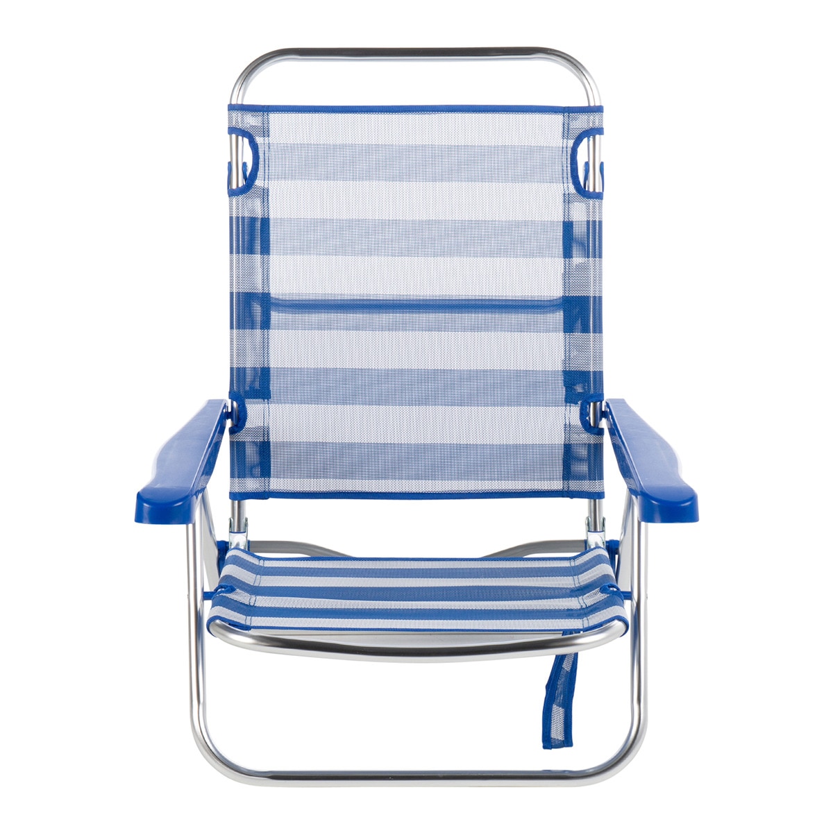 Sillón bajo de playa Cué Basics El Corte Inglés Azul / Blanco-2