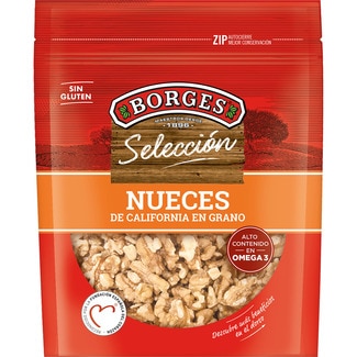 nueces de California en grano sin gluten bolsa 130 g - Borges Seleccion