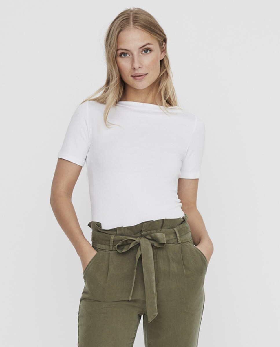 Tshirt toucher doux manches courtes