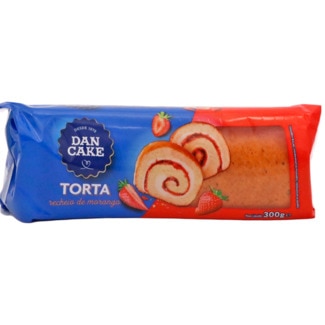 Torta de Morango embalagem 300 g - Dan Cake