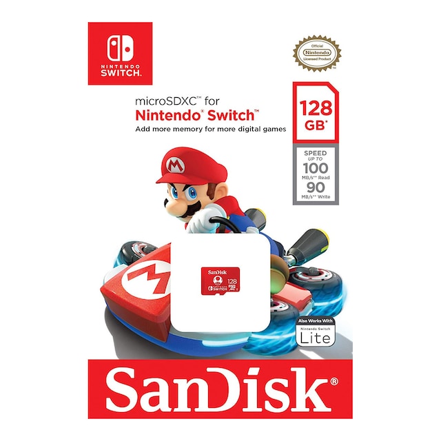 Imagen 0 de Tarjeta de memoria Micro SDXC SanDisk 128 GB para Nintendo Switch