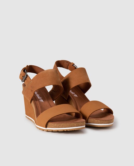 Sandalias de cuña de mujer Timberland de piel marrón · Timberland · El  Corte Inglés