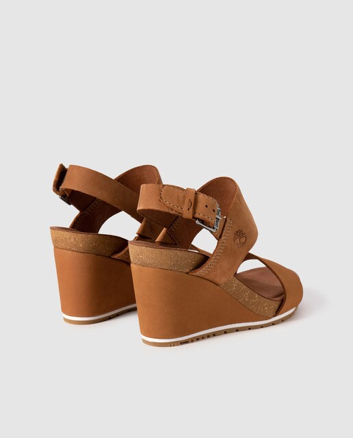 Sandalias de cuña de mujer Timberland de piel marrón · Timberland · El  Corte Inglés