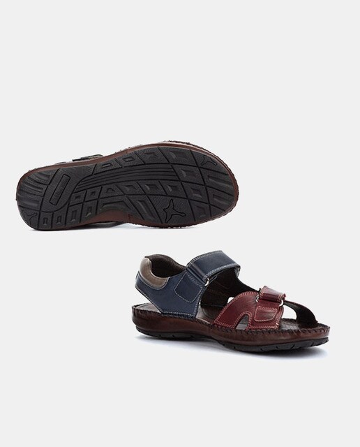 Sandalias planas de hombre Pikolinos de piel multicolor · Pikolinos · El  Corte Inglés
