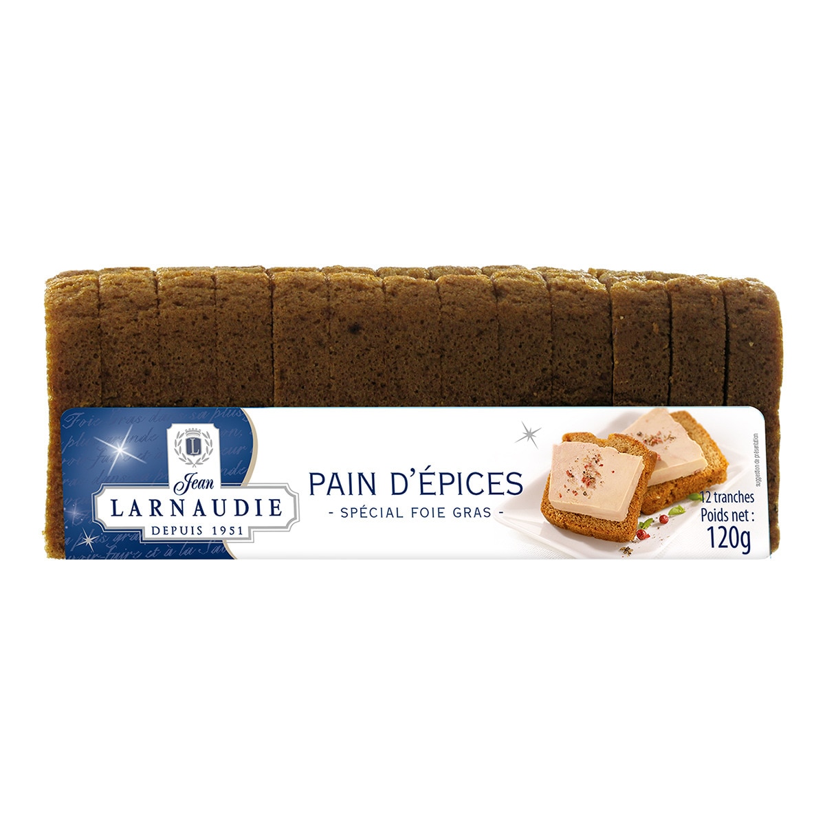 Imagen 0 de Pan de especias para foie gras Larnaudie