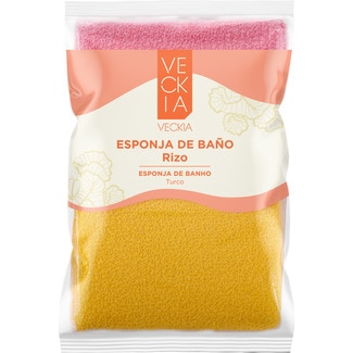 esponja de baño rizo bolsa 2 unidades - Veckia