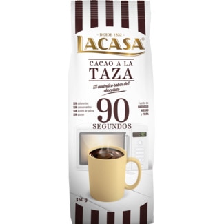 Chocolate Quente para Beber embalagem 350 g - Lacasa