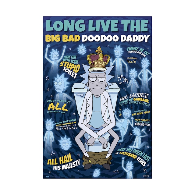 Imagem 0 de Póster Rick & Morty Doodoo Daddy