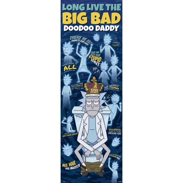 Imagem 0 de Póster de porta Rick&Morty Doodoo Daddy