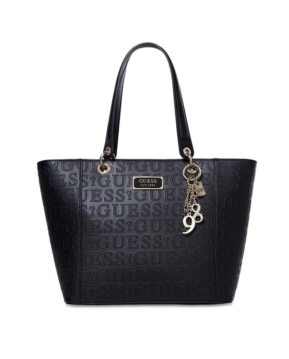Mala Tote Guess Kamryn preta com gravura da marca · Guess · El Corte Inglés