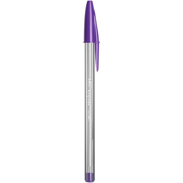 Imagen 0 de Bolígrafo  Cristal Fun Punta Ancha BIC Morado
