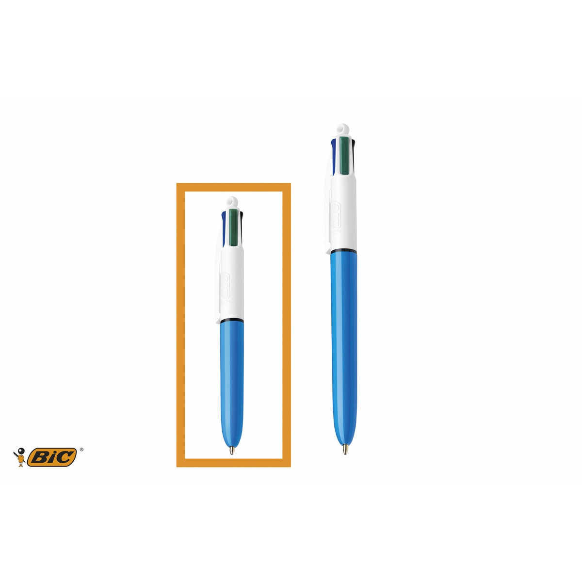 Boligrafos 4 Colores Mini Punta Media BIC 3