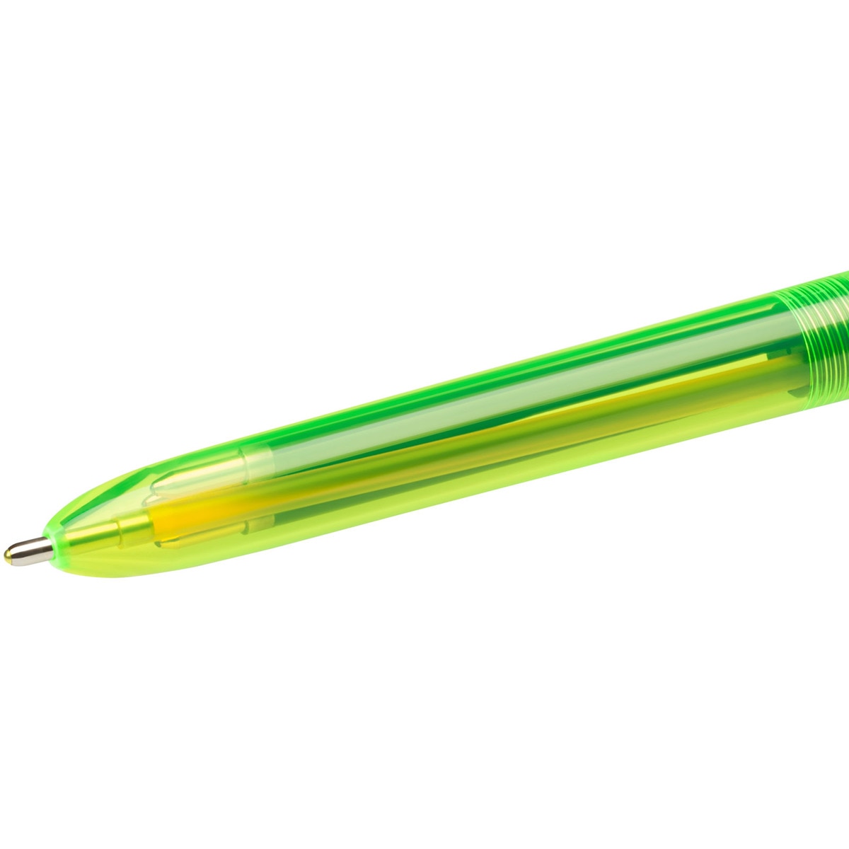 Bolígrafo 4 Colores con Fluorescente BIC 4