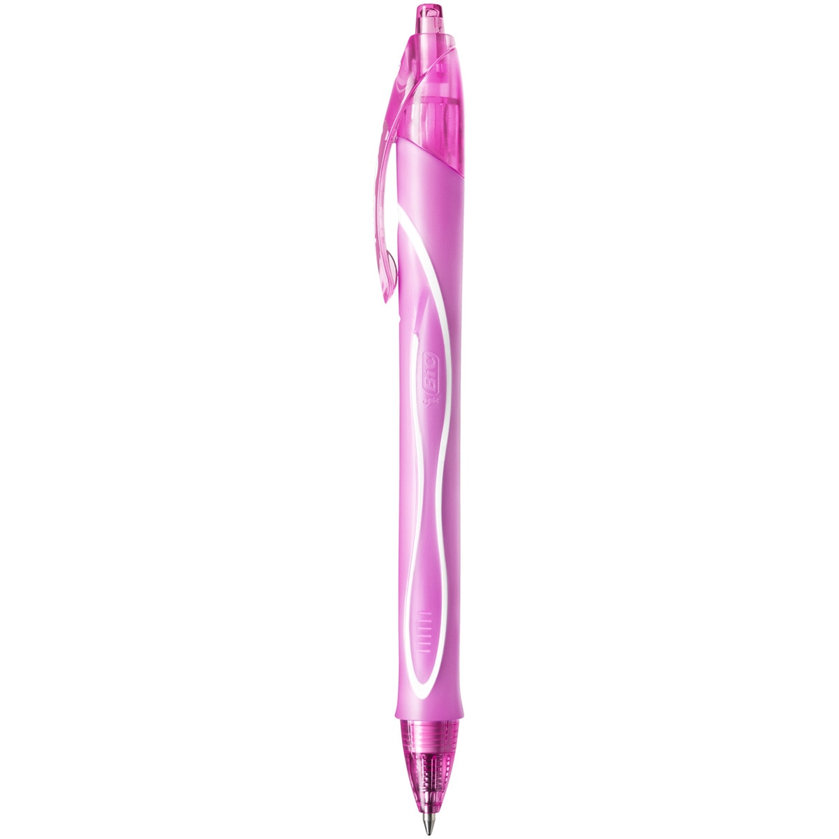 Bolígrafo Gel Gelocity Quick Dry Punta Media BIC Rosa-2