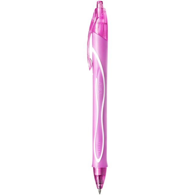 Imagen 0 de Bolígrafo Gel  Gelocity Quick Dry Punta Media BIC Rosa