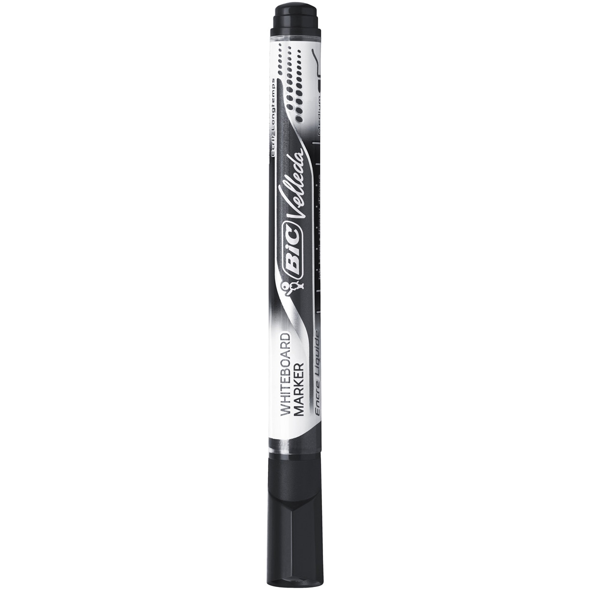 Marcador para Pizarra Velleda BIC Negro Negro-2