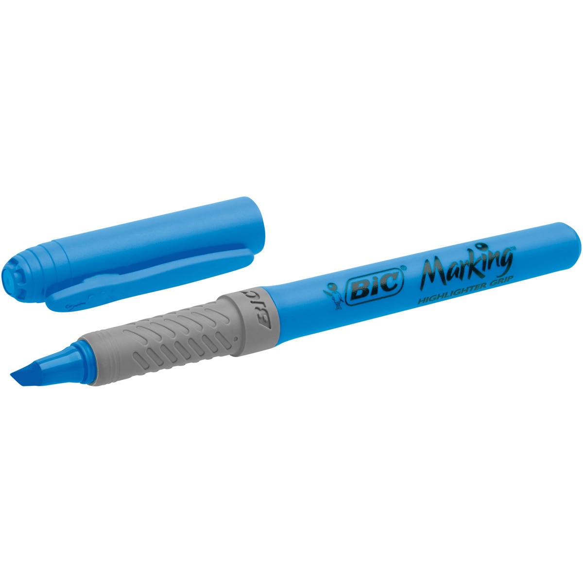 Subrayador Fluorescentes Highlighter Gip BIC Azul 2