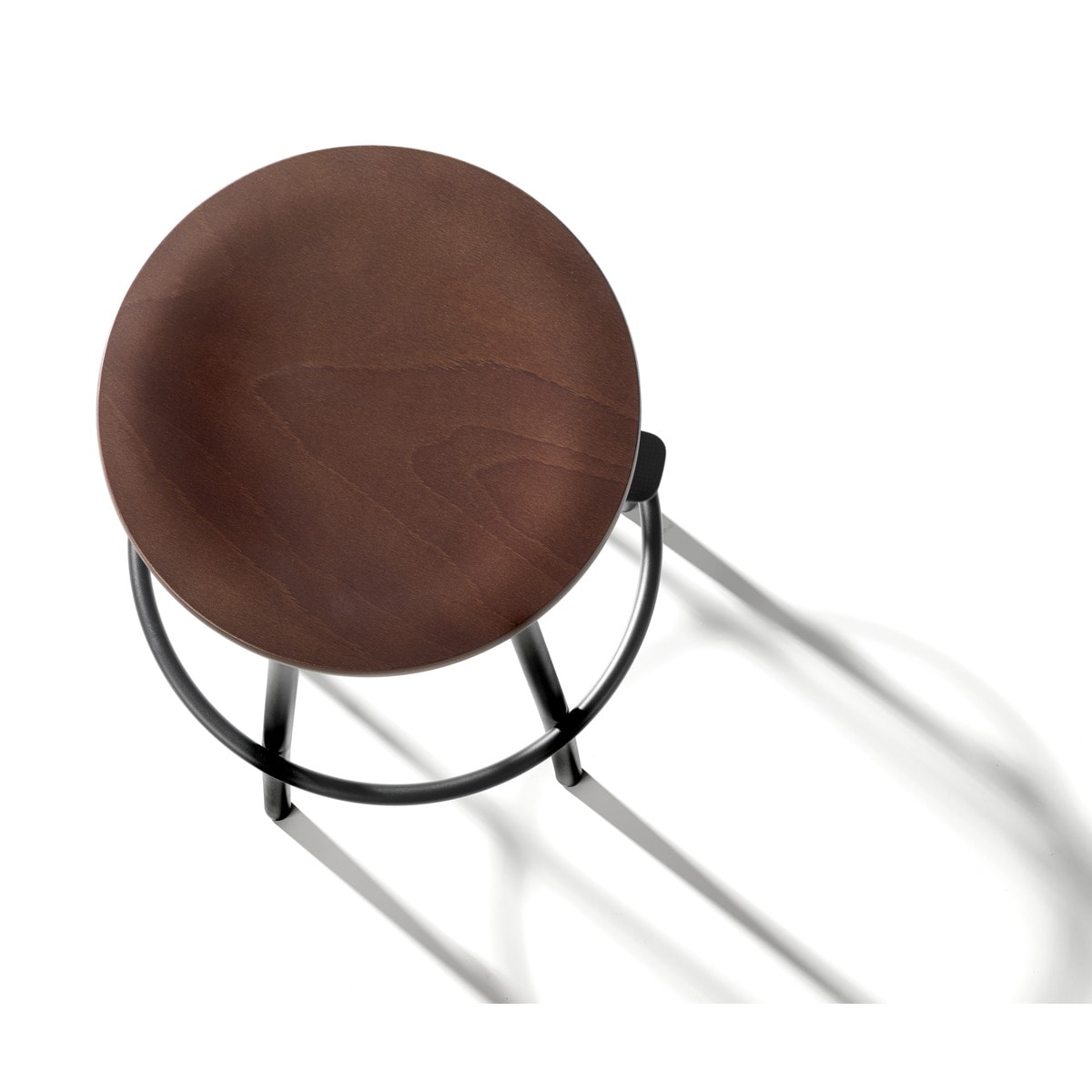 Banco Ajustável e giratório Up&Down Preto / Nogueira-3