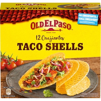 taco shells crujiente 12 unidades caja 156 g - Old El Paso