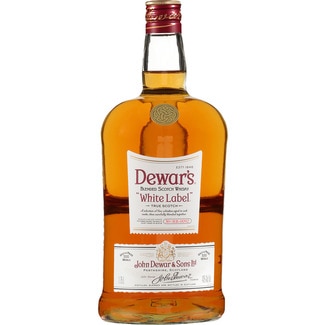 white label whisky blended escocés XXL botella 1,75 cl - Dewar's