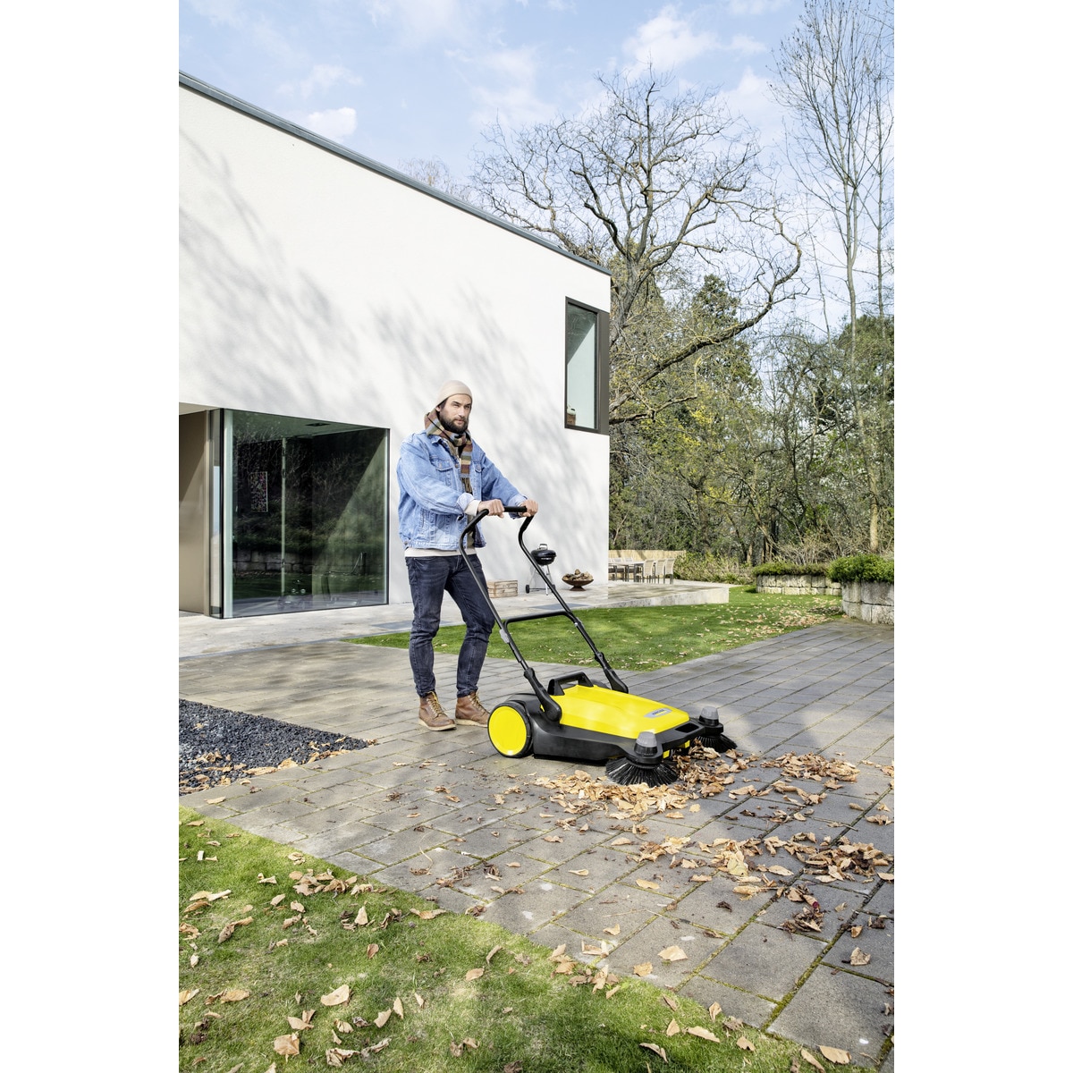 Barredora exterior S6Twin Amarillo / Negro-5