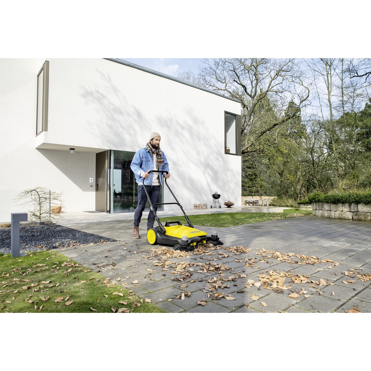 Barredora exterior S6Twin Amarillo / Negro-4