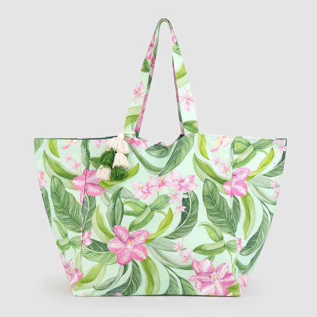 Bolsa de playa Orquideas El Corte Inglés · El Corte Inglés