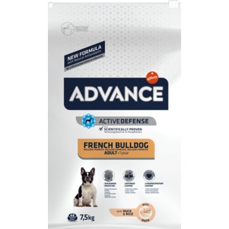Ração para Cão French Bulldog Adulto +1 Ano com Pato e Arroz embalagem 7,5 kg - Advance