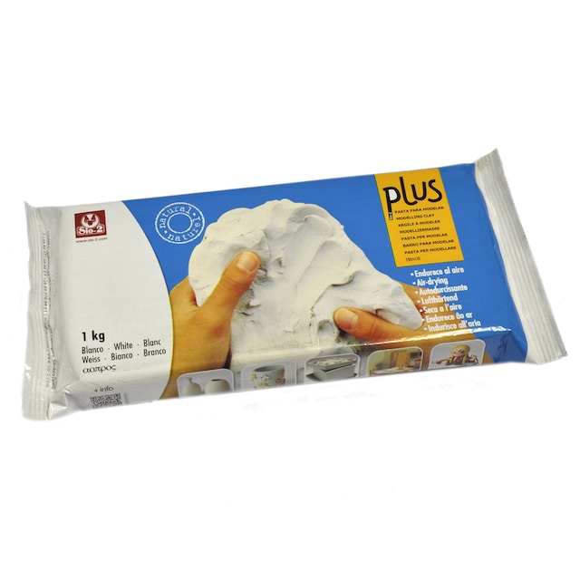 Imagem 0 de Massa natural para modelar branca