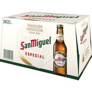 cerveza rubia especial pack 24 botellas 25 cl - San Miguel