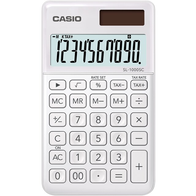 Imagen 0 de Calculadora de Bolsillo SL-1000SC Casio Blanca