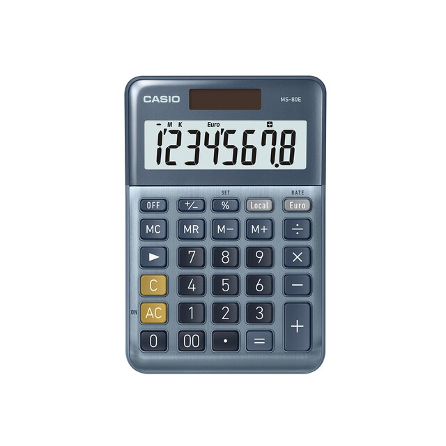Imagen 0 de Calculadora de Sobremesa Casio MS-80E, Azul