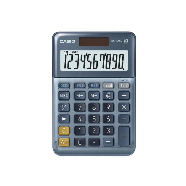 Imagen 0 de Calculadora de Sobremesa Casio MS-100EM, Azul