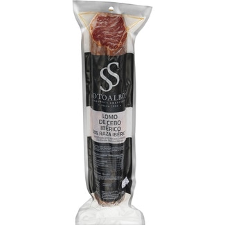lomo de cebo ibérico 50% raza ibérico peso aproximado pieza 1,2 kg - Sotoalbos