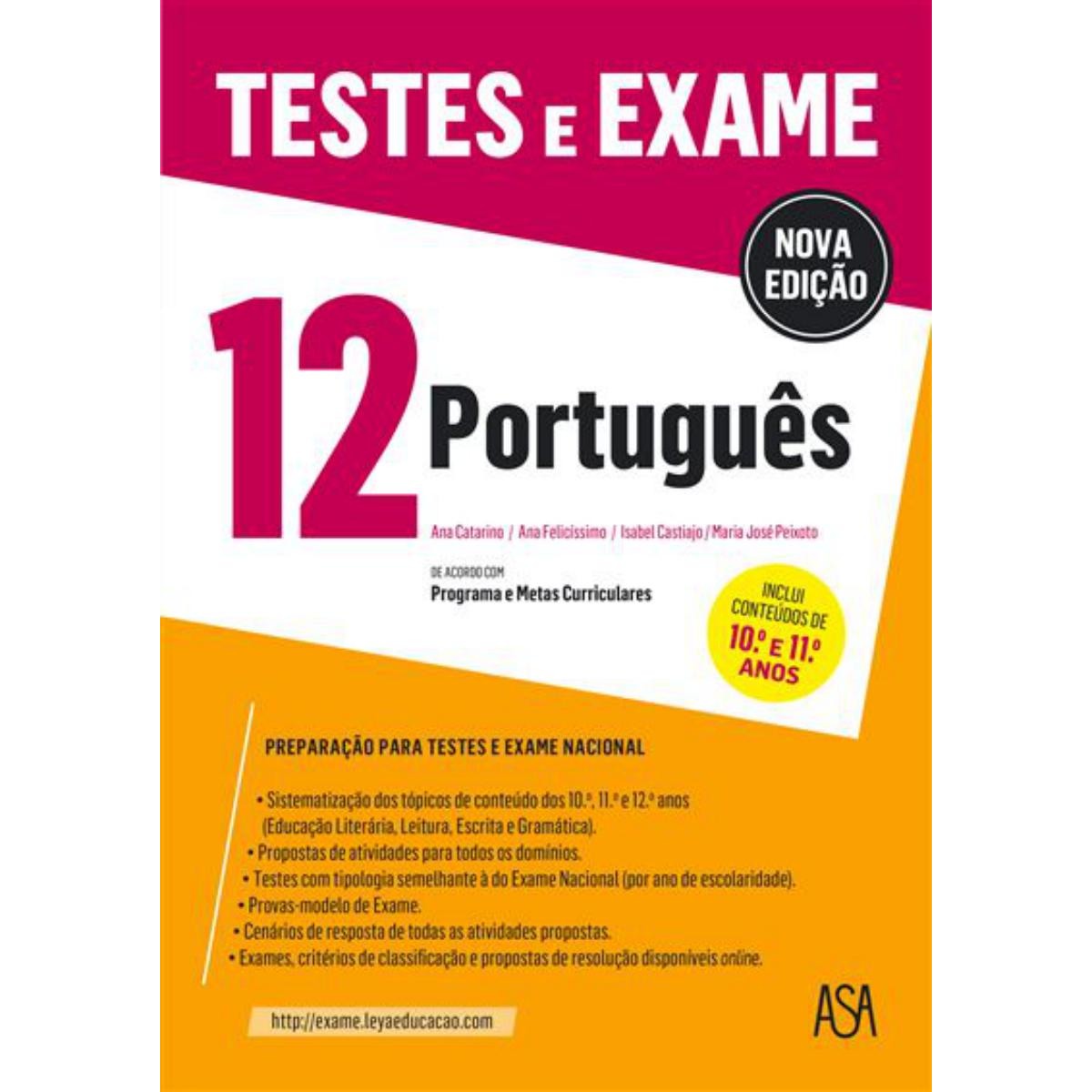 Testes e Exame Português 12.º Ano 1
