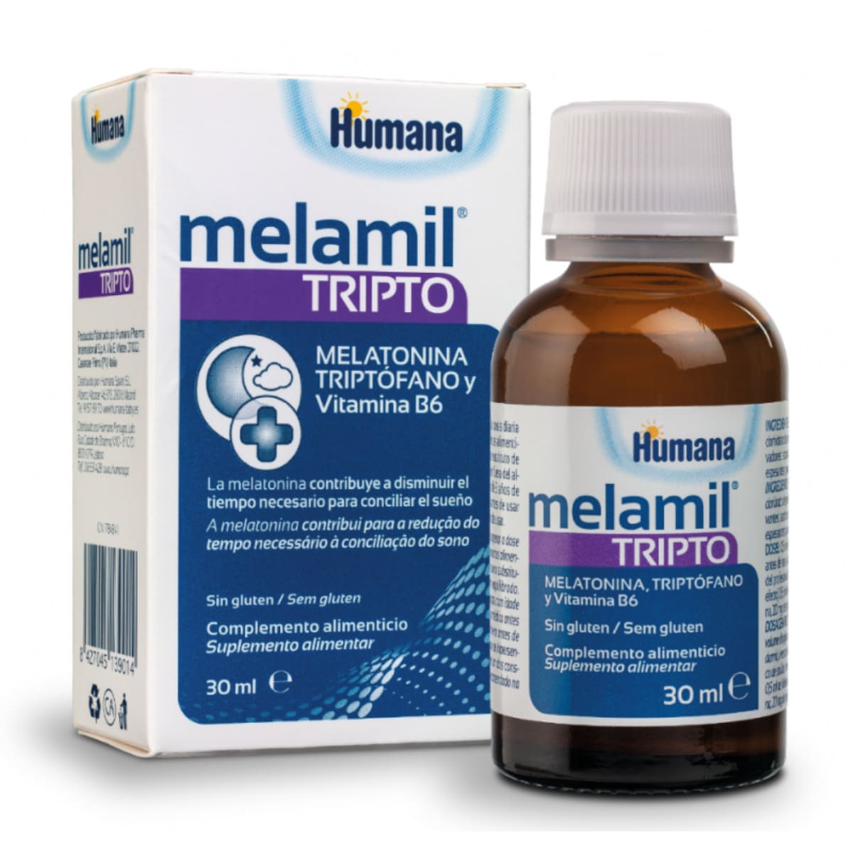 Suplemento Alimentar Melamil Tripto Solução Oral 30ml Humana 1