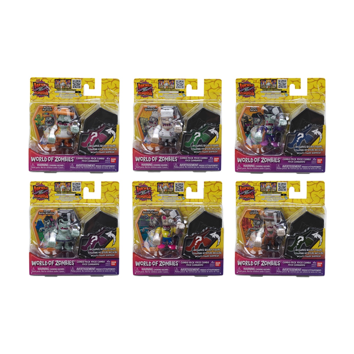 World Of Zombies - Pack 2 Figuras