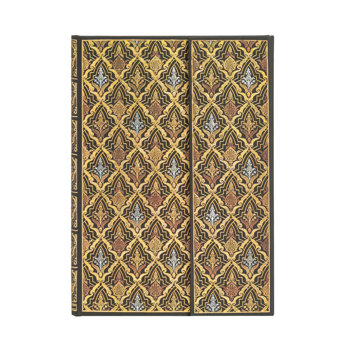 Libreta Destino Midi 130 × 180 Rayada Paperblanks Dorado y Marrón Dorado-1