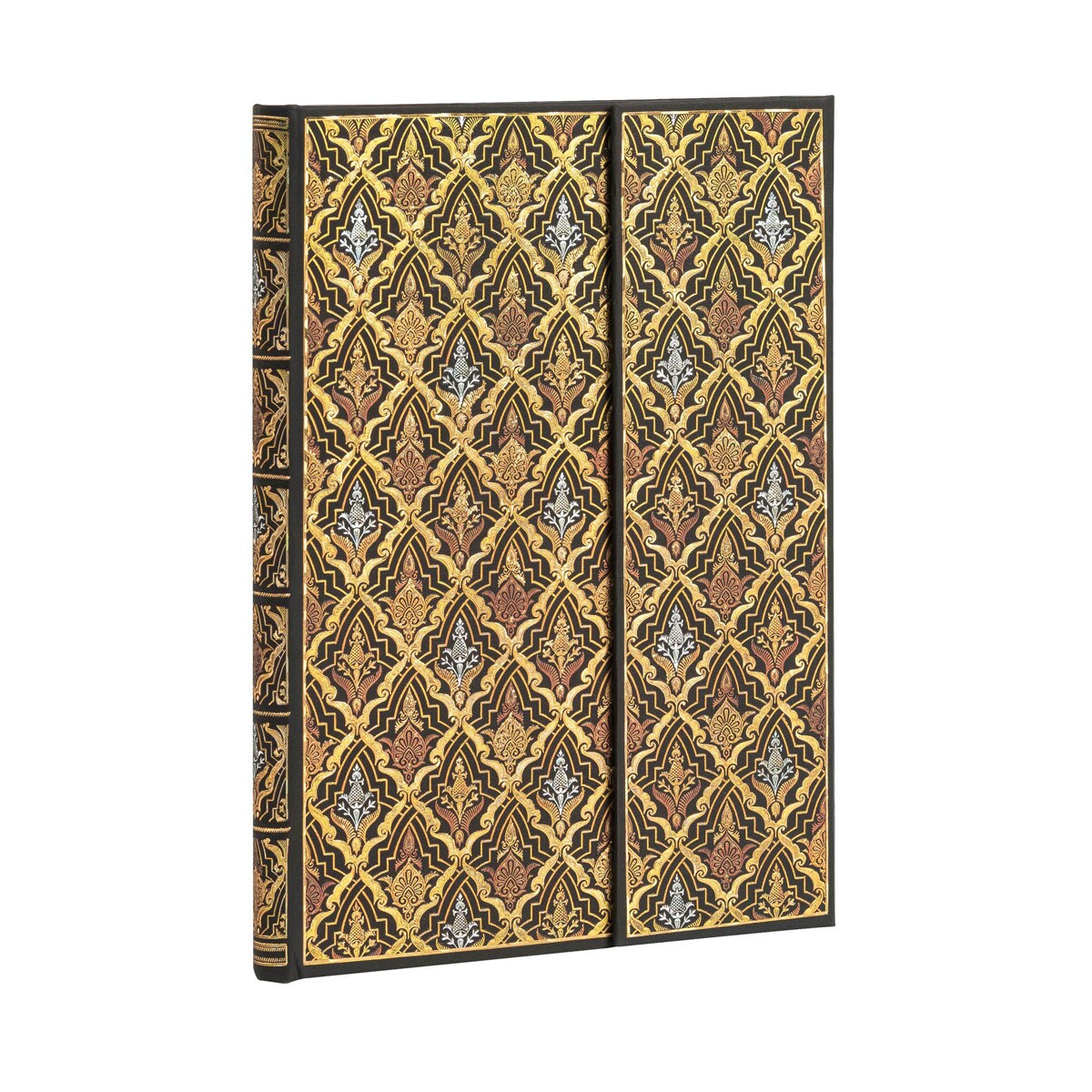 Libreta Destino Midi 130 × 180 Rayada Paperblanks Dorado y Marrón Dorado-3