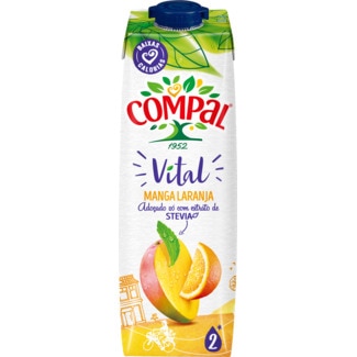 Néctar Manga Laranja Vital embalagem 1 L - Compal