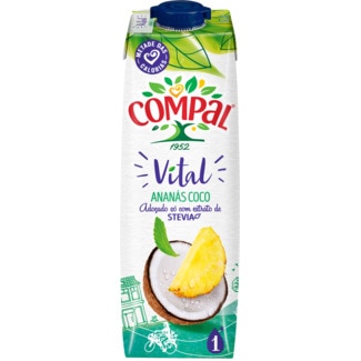 Néctar Ananás Coco Vital embalagem 1 L - Compal