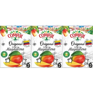 Manga Magdalena Clássico Pack 3 embalagem 200 ml cl - Compal