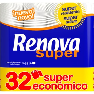 Papel Higiénico embalagem 32 unidades - Renova