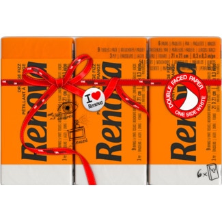 Lenços Orange embalagem 6 unidades - Renova