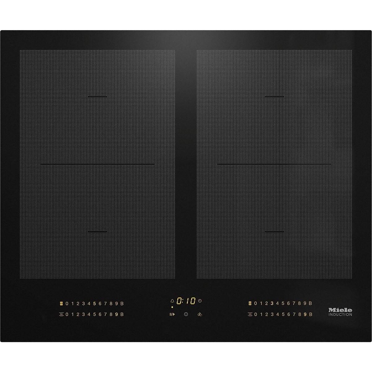 Placa de Indução Miele KM 7564 FL PowerFlex de 4 Zonas e de 62 cm - Preto Preto-1
