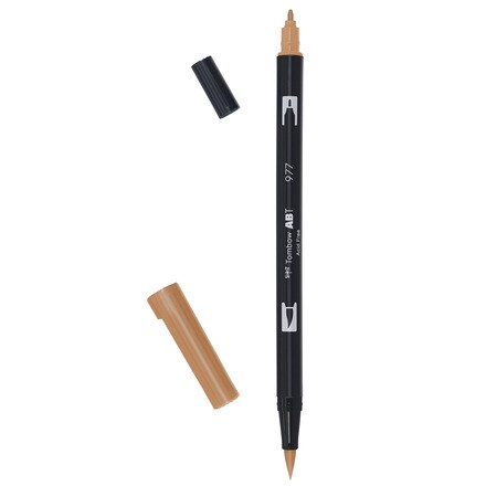 Bolígrafo De Punta De Pincel Doble Tombow ABT - 977 - Marrón Silla De – Stationery Pal