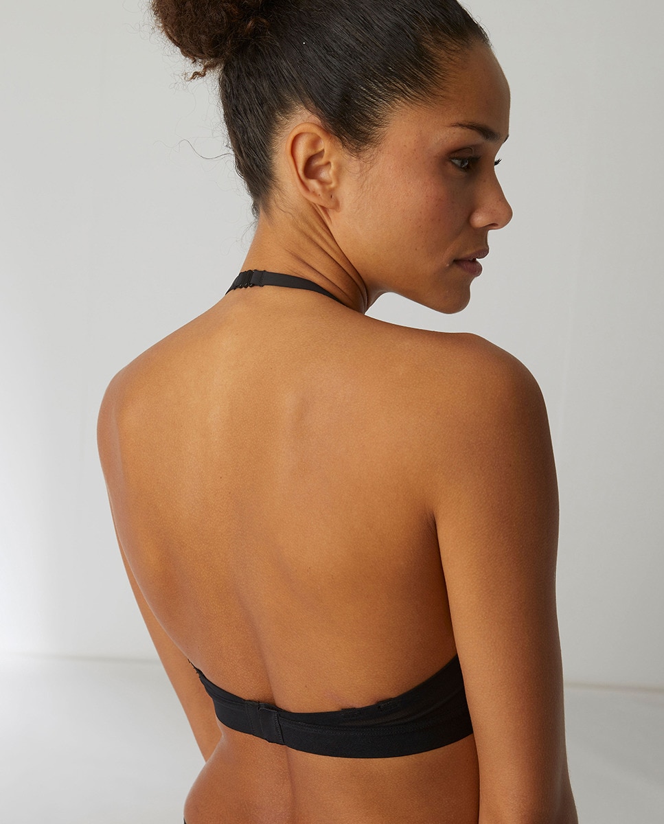 Soutien triangular Essentiel sem aro Preto-4